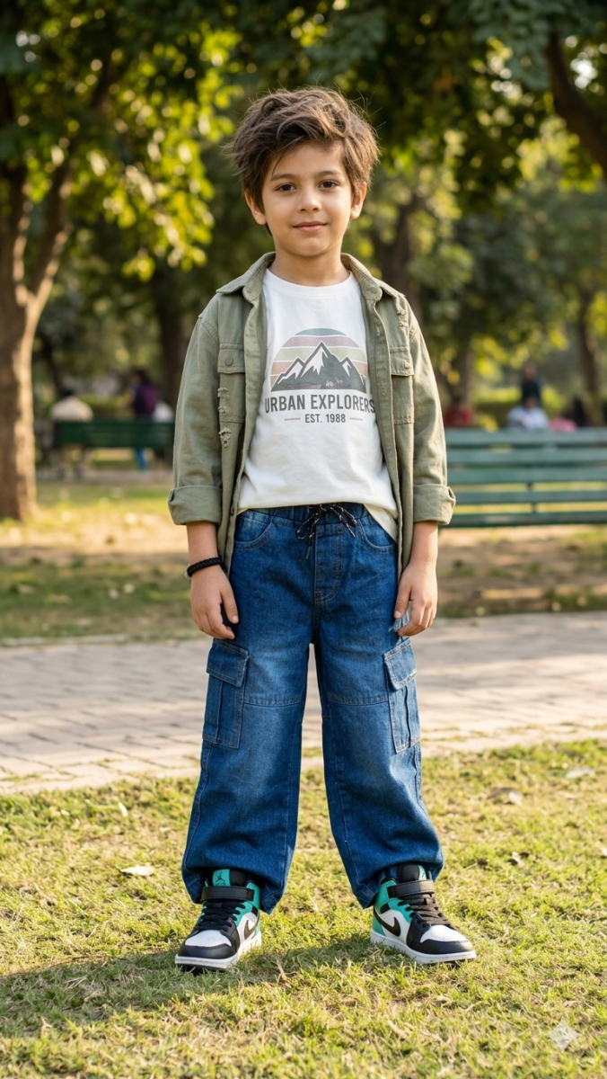 Baggy cargo pants (Pack of 2)