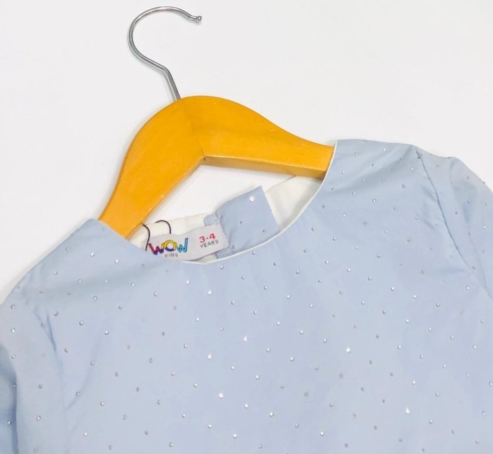 Light Blue Cotton Frock